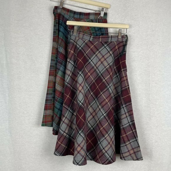 Jc Penney Fashions Dresses & Skirts - Jc Penney Fashions Vintage Wool Blend Plaid Midi